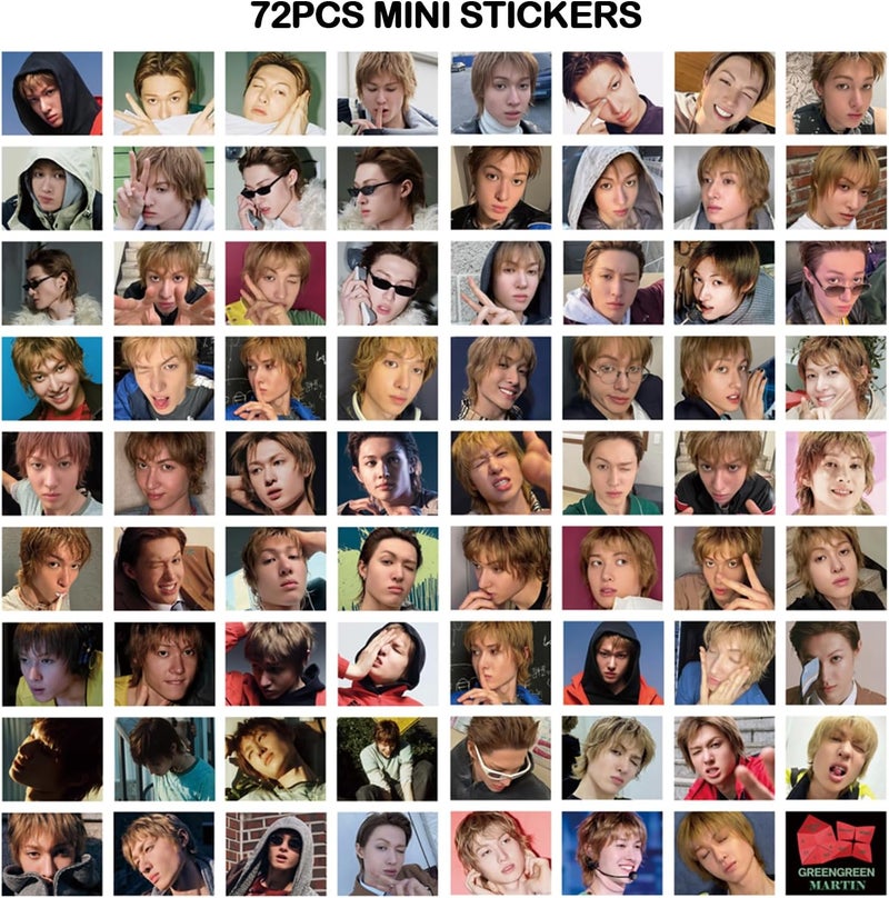 PYAJUU 127pcs KPOP Photocards GREENGREEN Photo Cards 55pcs Photocards and 72pcs Mini Stickers REDRED Album Lomo Gift for Fans 2026 Greetings Cards MARTIN JAMES JUHOON SEONGHYEON KEONHO Merch (MARTIN) - Image 5