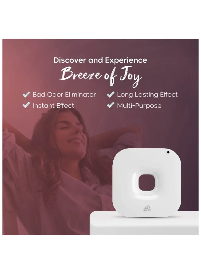Dr Scent Dr Scent Diffuser Machine Scope - Coverage up to 300 Square Meters - Aromatherapy, Essential Oil and Fragrance Machine with Adjustable Settings (White)