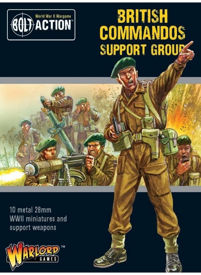 Warlord Games Bolt Action British Commandos Support Group WLG 402211102 - Image 1