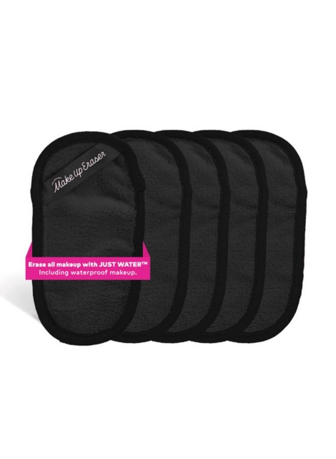 Makeup Eraser The Original MakeUp Eraser Mini PRO 5-pack, Erase All Makeup With Just Water, Including Waterproof Mascara, Eyeliner, Foundation, Lipstick, Sunscreen and More! Chic Black, 5ct. - Image 1
