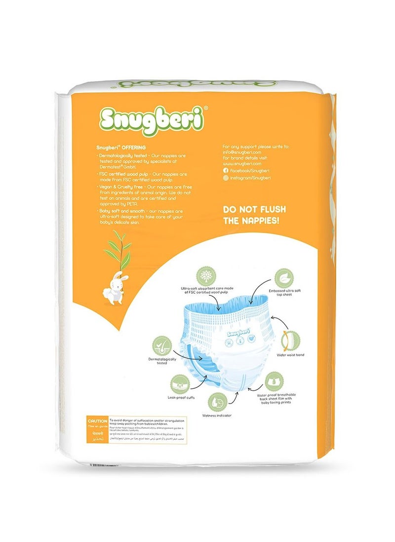 Snugberi - Premium Eco-Friendly Chlorine Free Feather Soft Printed Diapers Made Of Natural Wood Pulp With Wetness Indicator Diaper Pants Size 5 X Large 11-18Kg - Mega Pack  54'S - Image 1