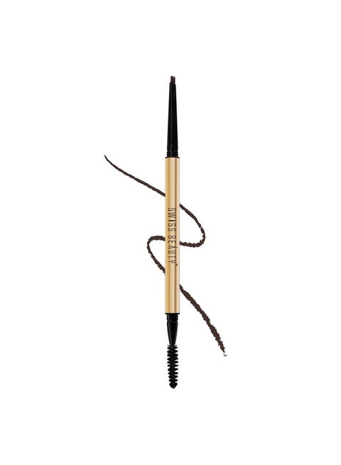Micro Precision Eyebrow Pencil, Highly Pigmented, Long-Lasting And Lightweight Eyebrow Pencil | Shade - Deep Brown, 0.1G