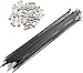 SENQI 36pcs 14G J Bend Bicycle Steel Spokes 170mm290mm WNipples 288mm - Image 2