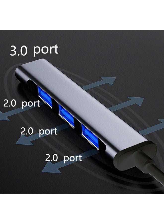MAZE MTU-9666 4 in 1 USB C & A HUB USB Hub 3.0 4 Ports Multiport Adapter Ultra Slim Data Hub USB A Splitter [Charging Not Supported] Multiple USB Extension for Laptop,Desktop PC,Xbox,PS5,Mouse,Keyboard,Flash Drive,U Disk,Printer - Image 4