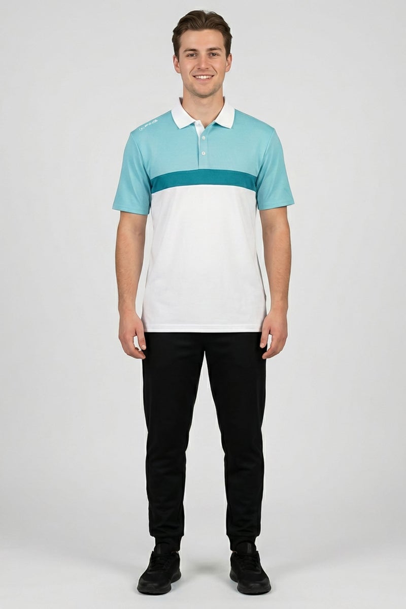 Ping Men Sportswear Fit Short Sleeve Outdoor Polo Shirt, Multicolor - Image 2