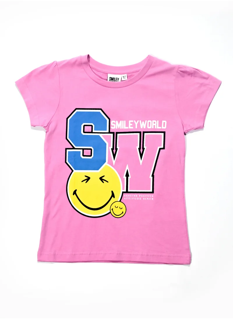 Smiley Smiley - Girls  Tshirt