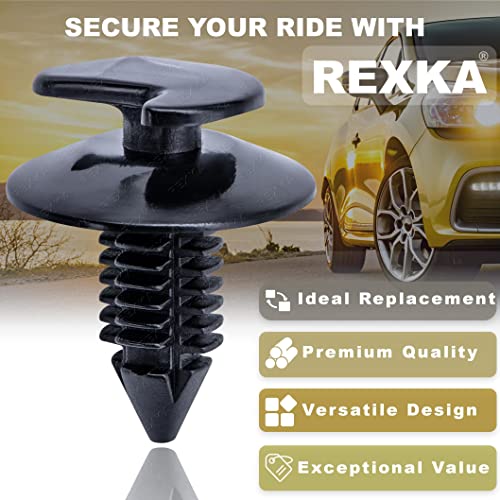 Rexka 30pcs Door Panel Retainer Clip 6033862 Compatible with Chrysler Jeep Wrangler YJ, Jeep CJ7, Jeep CJ8 Scrambler - Image 3
