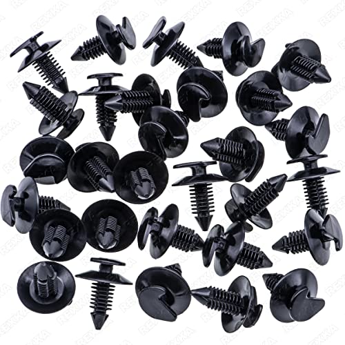 Rexka 30pcs Door Panel Retainer Clip 6033862 Compatible with Chrysler Jeep Wrangler YJ, Jeep CJ7, Jeep CJ8 Scrambler - Image 2
