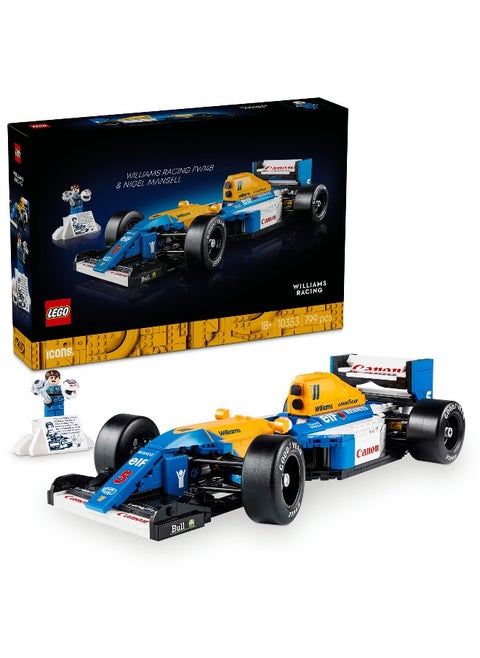LEGO Icons Williams Racing FW14B & Nigel Mansell 10353 Building Set (799 Pieces)