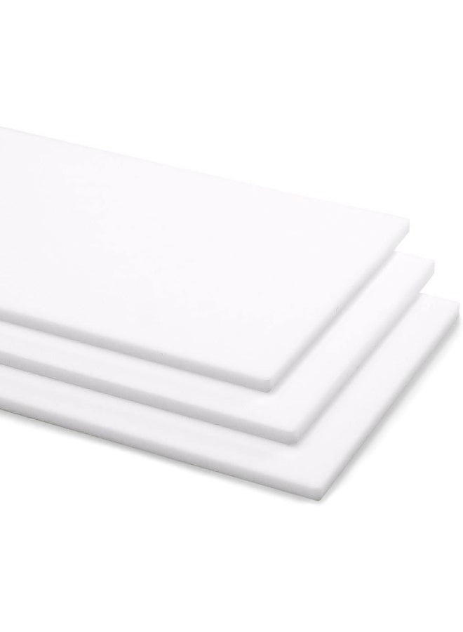 TPGP 3mm Perspex White Gloss Acrylic Plastic Sheet Panel with Finished Polished Edges - Various Sizes (A5-21cm x 14.8cm) 