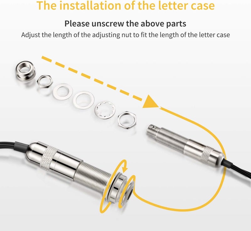 Donner Acoustic Guitar Pickup, Guitar Pickups Sound Seeker Pure Sound Transducer for Cello Banjo Ukulele Mandolin Guitar Microphone Pickup - Image 3