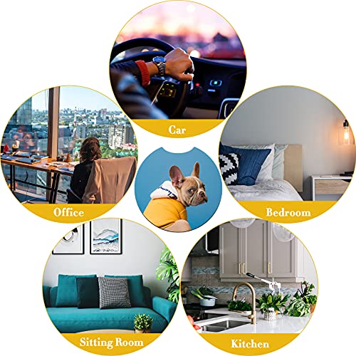 NEOACT 40 PCS Sublimation Blank Car Coasters, 2.75 in Circular Opening Blank Sublimation Coasters for Thermal Sublimation Heat Transfer DIY Crafts Painting,Car Coasters - Image 5