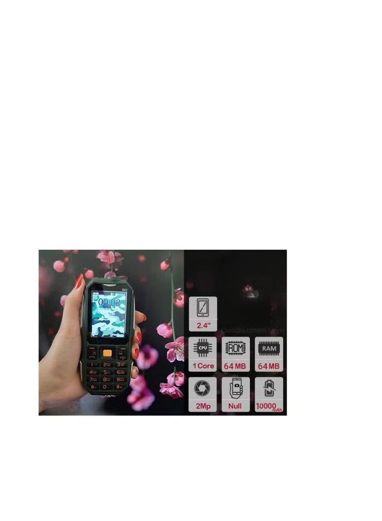 Hope Ultra-Powerful 20,000mAh Triple SIM Phone – LED Flashlight & Multi-SIM Connectivity - Image 3