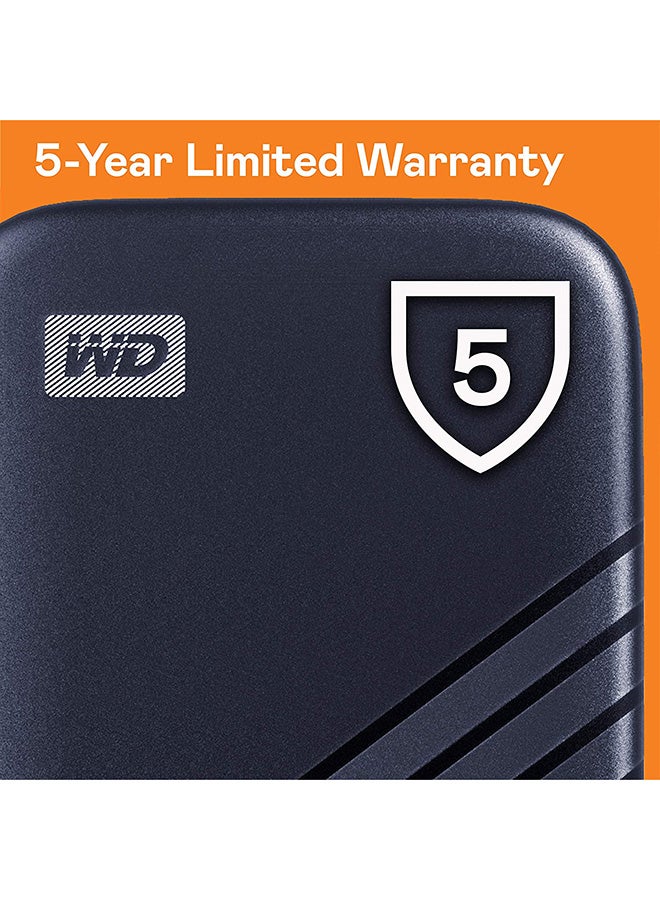 WD 1TB My Passport SSD Blue, 1050MB/s Read, 1000MB/s Write, PC & Mac Compatible - WDBAGF0010BBL-WESN 1 TB - Image 5