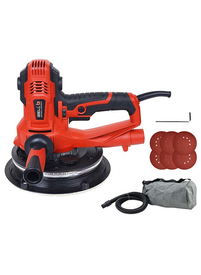 iBELL - iBELL Dry Wall Sander DS80-90, 800W, Copper Armature, 1200-2300RPM, Variable Speed Control, Switch Lock Feature, 8 Hole vacuum and LED light - Image 1
