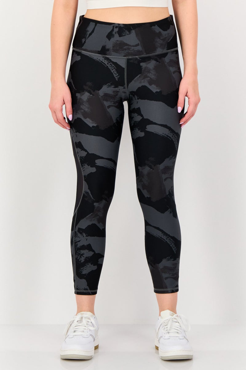 UNDER ARMOUR Women Sportswear Fit Camouflage Ankle Crop Training Leggings, Multicolor - Image 1