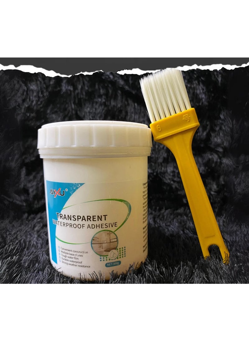 DubaiGallery Waterproof Sealant Glue, Invisible Paste Mighty Repair Broken Surfaces Transparent Paste 300ml  - Image 1