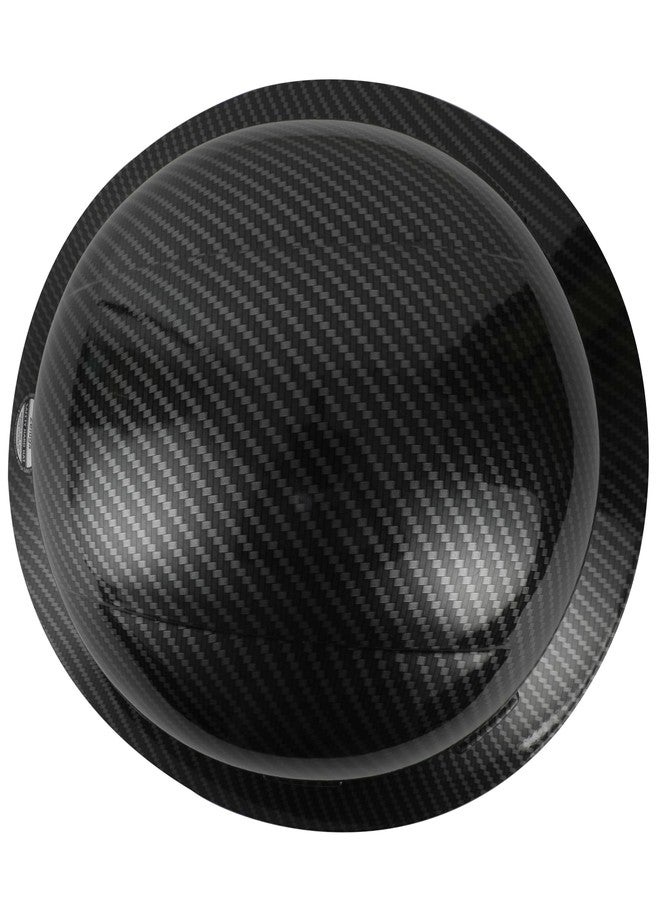 Zeluga High Density Polyethylene Full Brim, Hard Shell, Water Transfer Printing and Vented Hat (Carbon Fiber Black Bright) - Image 3