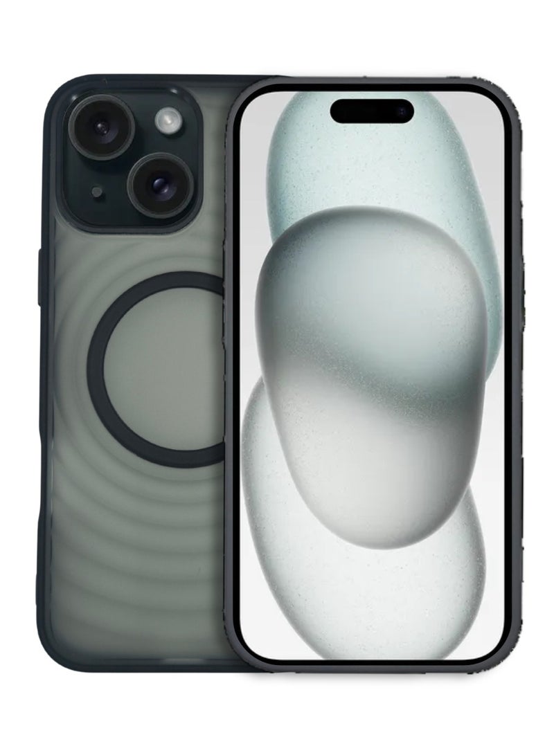 جراب حماية ممتاز لهاتف iPhone 15  - مقاوم للصدمات، نحيف، متوافق مع Magsafe، مضاد لبصمات الأصابع مع حماية محسنة للكاميرا - Image 1