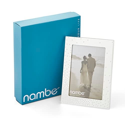 nambe Dazzle Picture Frame, 5" x 7" | Photo Frame with Tempered Glass | Vintage and Contemporary Design | Tabletop Display Family, Friends, Wedding Gift, Home Office Décor | Silver Plate and Glass - Image 3