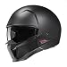 HJC i20 Solid Open Face Motorcycle Helmet DOT Approved Semi Flat Black XLarge - Image 2