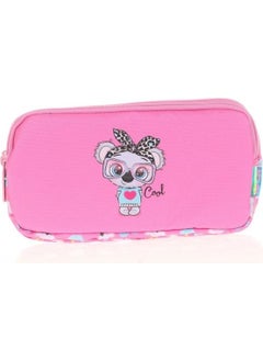 KAUKKO Kids&love 3 Compartment Sequin - Patent Leather Koa Pencil Bag L8102  - Image 1