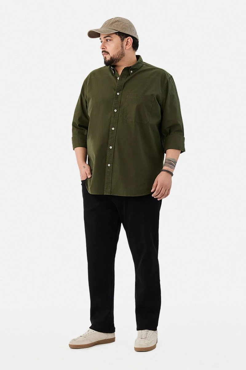 سنيتش 100% Cotton Plus Size Shirt