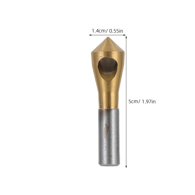 Titanium Coated Countersink Drill Bit 5 10mm Cobalt Chamfer Tool for Metal Wood Deburring - Image 3