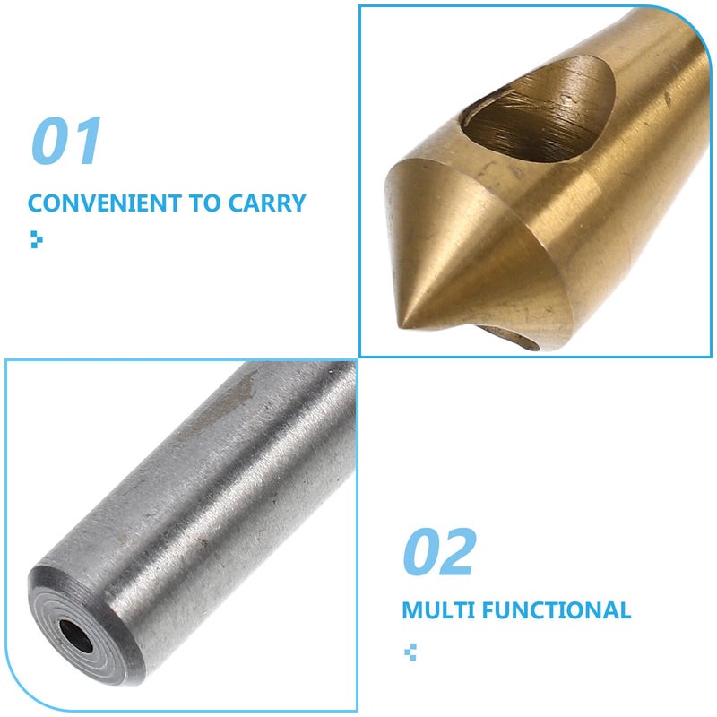Titanium Coated Countersink Drill Bit 5 10mm Cobalt Chamfer Tool for Metal Wood Deburring - Image 4