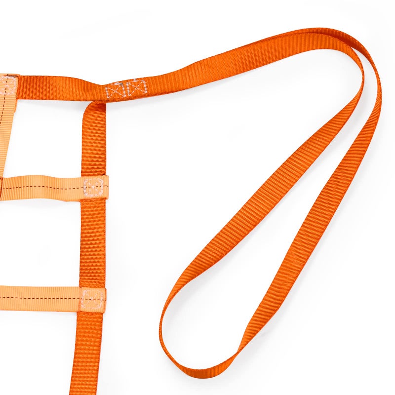 WowDIY 4.92' x 4.92' Cargo Lifting Nets -Lifting Straps for Hoist - Flat Polyester Sling Hoisting Net - Lifting Net Straps - Cargo Hanging Net - for Loading and Unloading Cargo - Max. Load Capacity: 1100lbs - Image 5