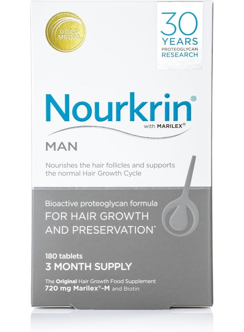 Nourkrin Man (3 Month Supply) Multicoloured, 180 Count