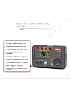 يوني تي UNI-T UT522 اختبار مقاومة الأرض قياس مقاومة الأرض 0 ~ 4000Ω 0 ~ 400 فولت 50 هرتز/60 هرتز عدد 4000  - Image 5