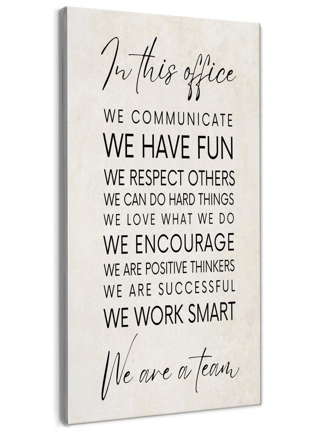 BearCake Teamwork Team Work Wall Art for Office,Office Artwork Wall Decor, Motivational Inspirational Wall Art, 11x14 Inches Framed - Image 1