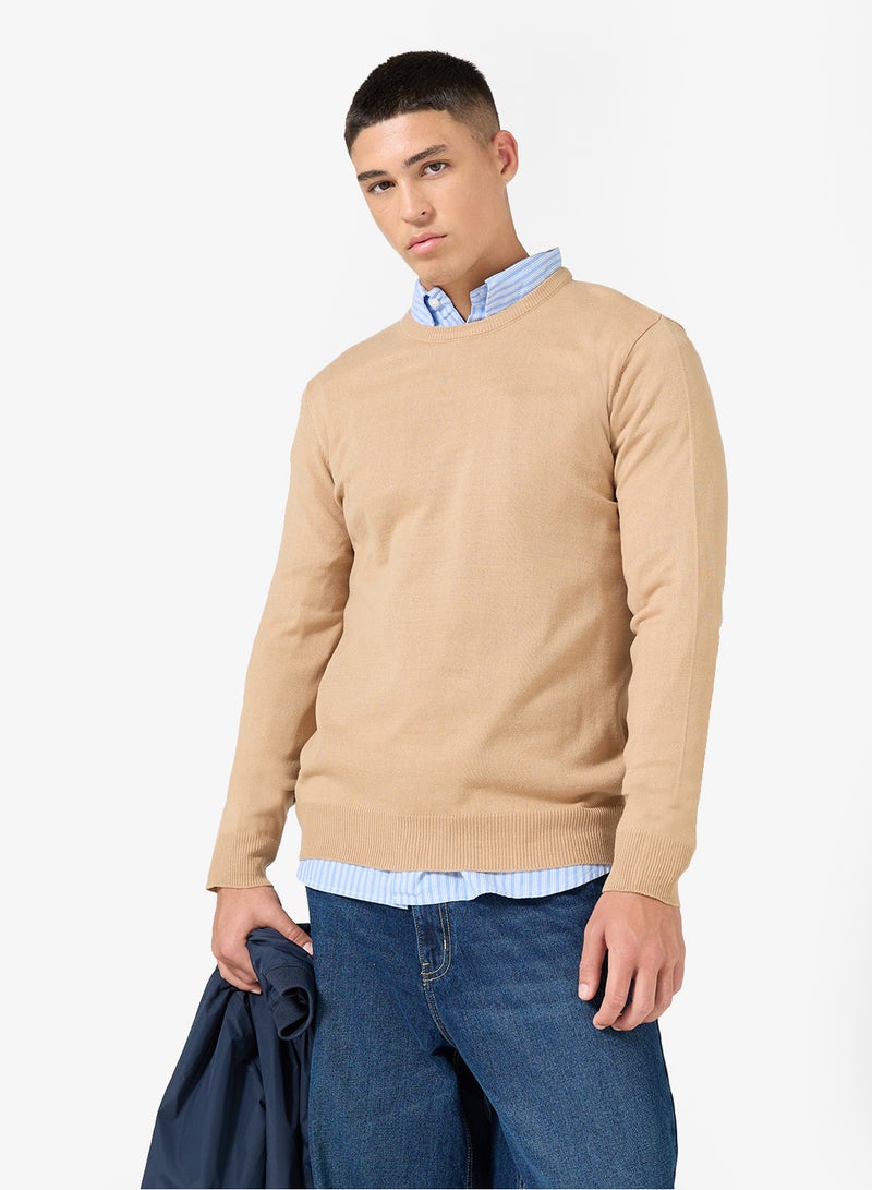 BRAVE SOUL Basic Sweater - Image 1