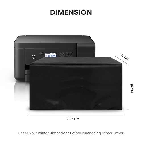 Alifiya Dust Proof Washable Printer Cover for Epson L4260 / L4160 / L6160 / L3216 / L3101 Ink Tank Multifunction Printer - Black - Image 2
