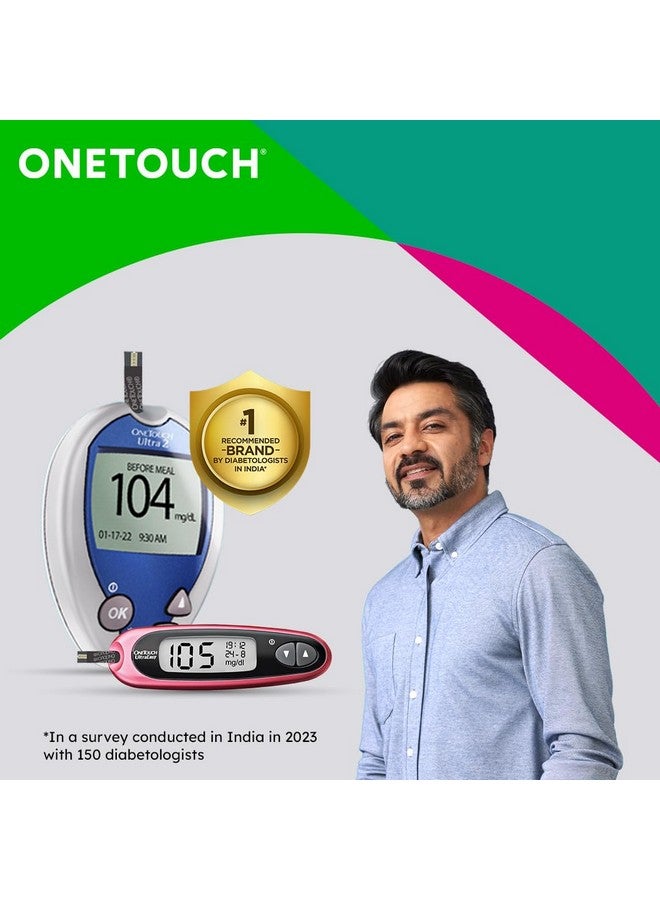ONETOUCH Ultra Test Strips | Pack Of 50 Strips | Blood Sugar Test Machine Testing Strips | Global Iconic Brand | For Use With Onetouch Ultra 2 Glucometer & Onetouch Ultra Easy Glucometer - Image 2