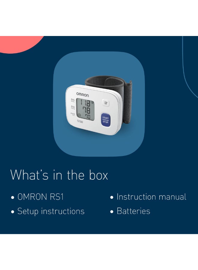 Omron Rs1 (Hem-6160-E) Wrist Blood Pressure Monitor - Image 5