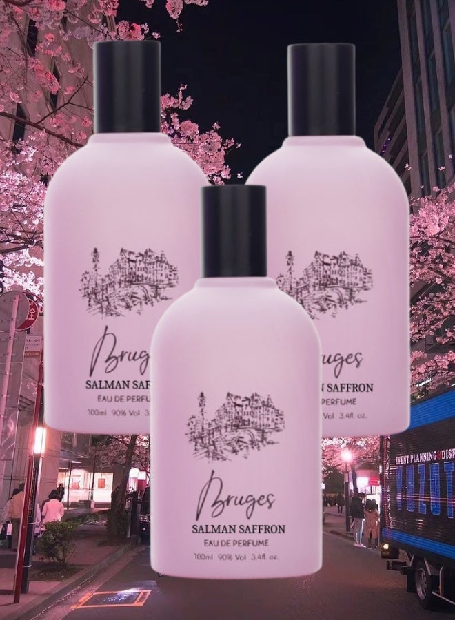 SALMAN SAFFRON 3 Pieces Bruges Perfume 100ML - Image 1