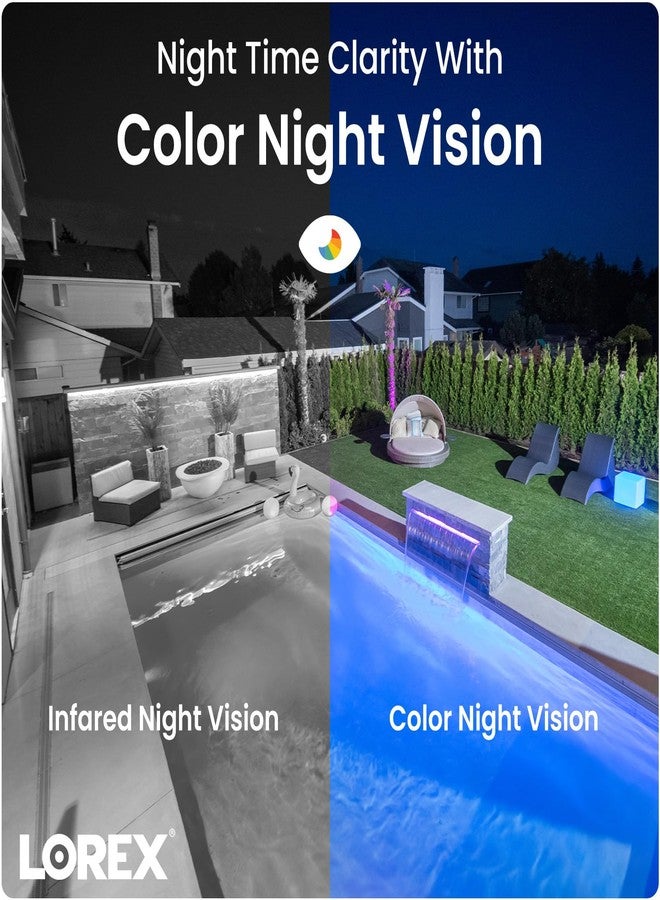 Lorex Indoor, Outdoor 4K IP Security Camera - Add-On Metal Bullet Camera for Wired Surveillance System - Smart Motion Detection, 2-Way Talk, and Color Night Vision [Requires Recorder] - Image 3