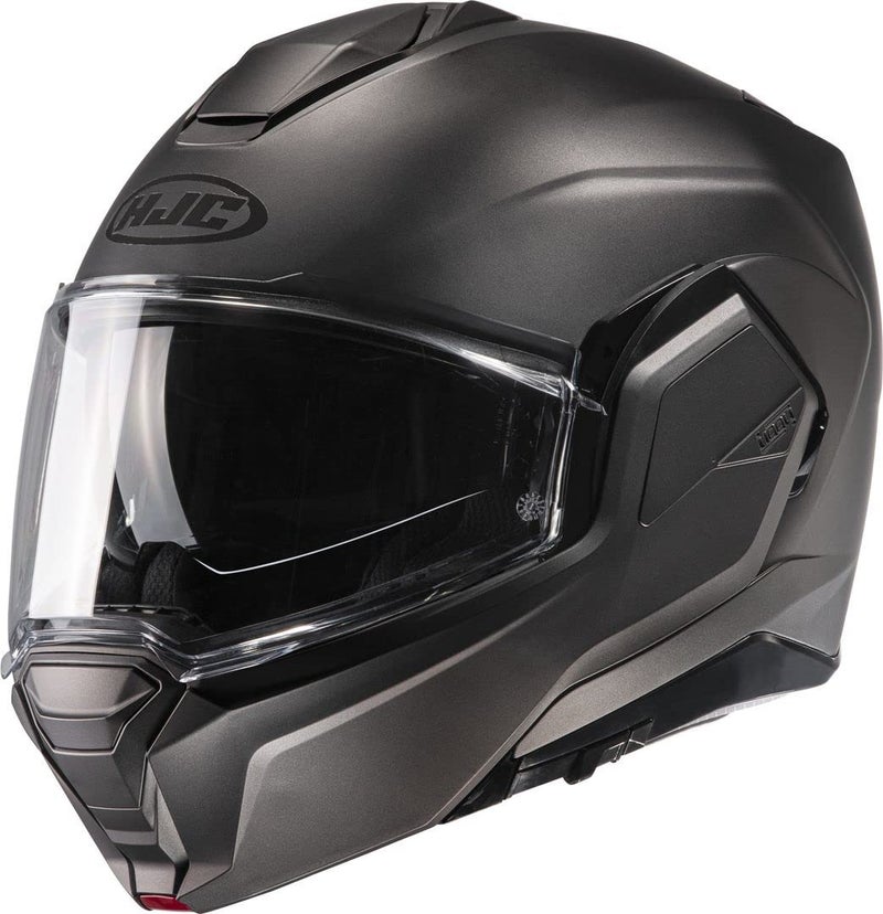 HJC Helmets i100 Modular Motorcycle Plain Semi Matt Titanium, XL