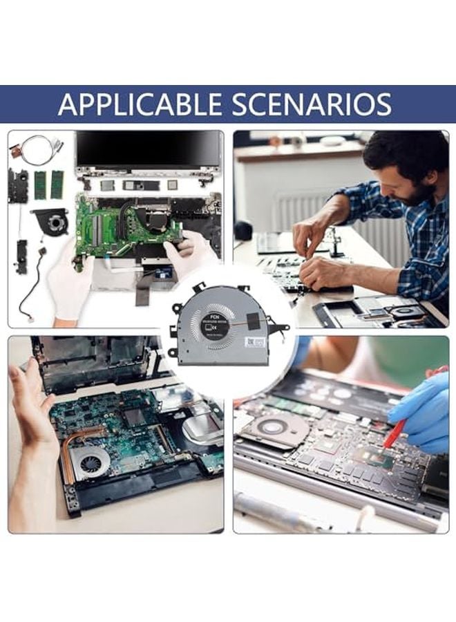 Replacement CPU Cooling Fan For Laptop 17IML05 Heatsink Graphics Card Radiator - Image 3