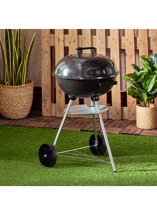 Home Box BarbeQ Round Charcoal Griller 33 x 33 x 17 cm  - Image 1