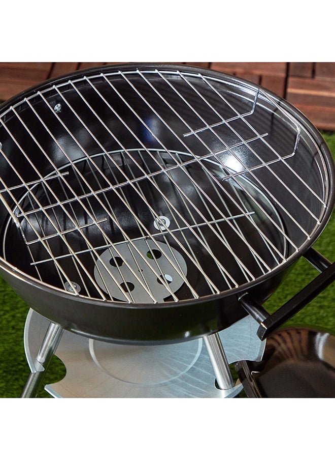 Home Box BarbeQ Round Charcoal Griller 33 x 33 x 17 cm  - Image 3