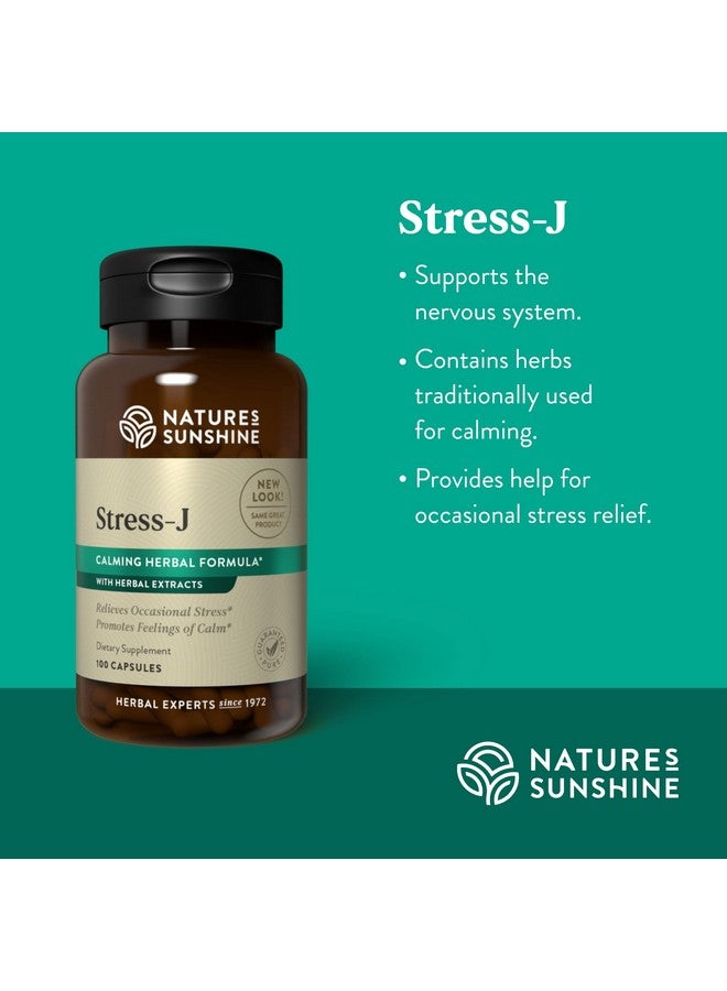 Nature's Sunshine Stressj 100 Capsules - Image 4
