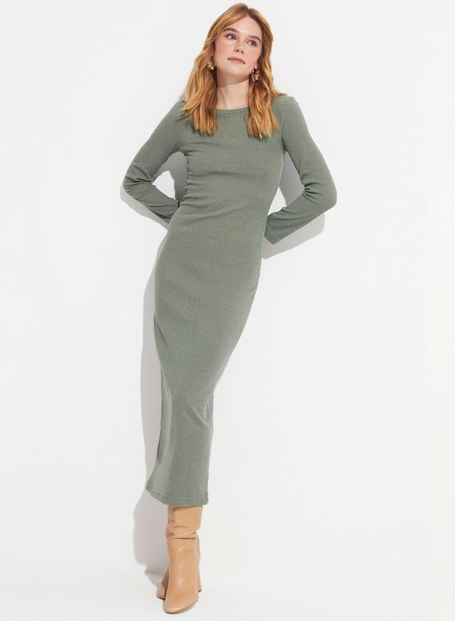 JUNE Ribbed Knit Dress  - Image 3