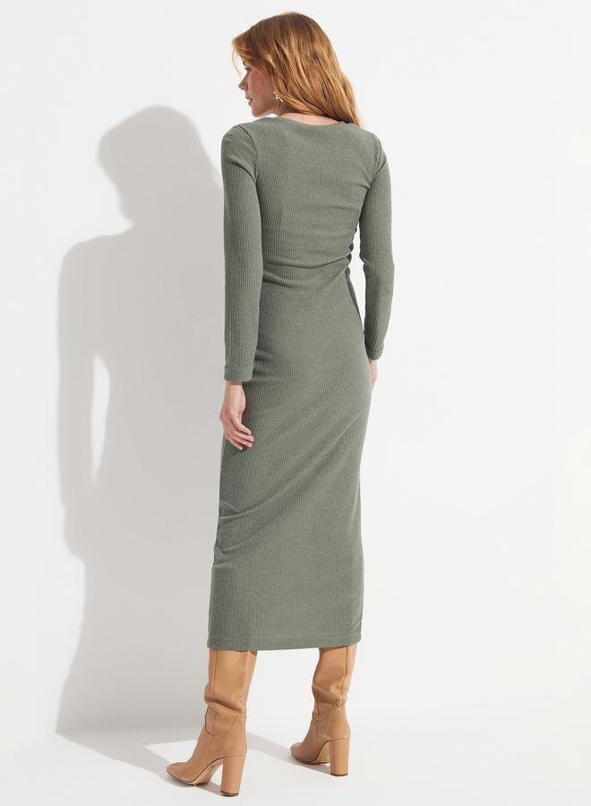 JUNE Ribbed Knit Dress  - Image 4