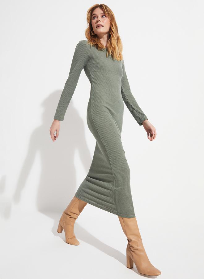 JUNE Ribbed Knit Dress  - Image 1