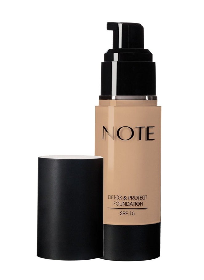 NOTE COSMETIQUE - DETOX & PROTECT LIQUID FOUNDATION SPF15 NO. 07 APRICOT - Image 1