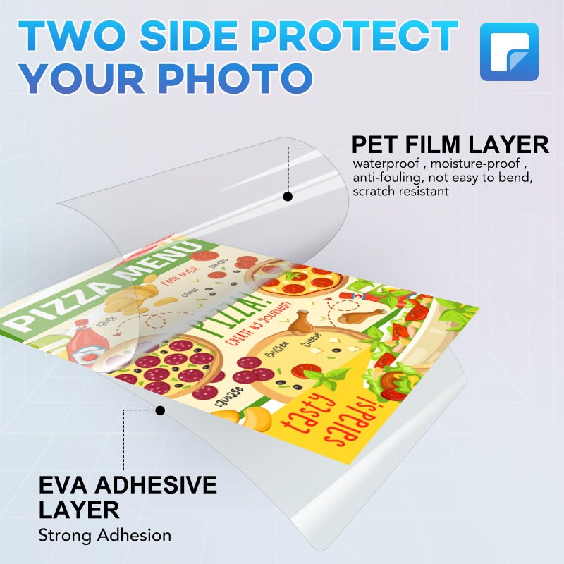 FURWEY 600 Pack Laminating Sheets, Holds 8.5 x 11 Inch Sheets, 3 mil, 8.9" x 11.4" Thermal Laminating Pouches Lamination Sheet Paper for Laminator, Clear, Letter Size, Office and School Supplies - Image 3