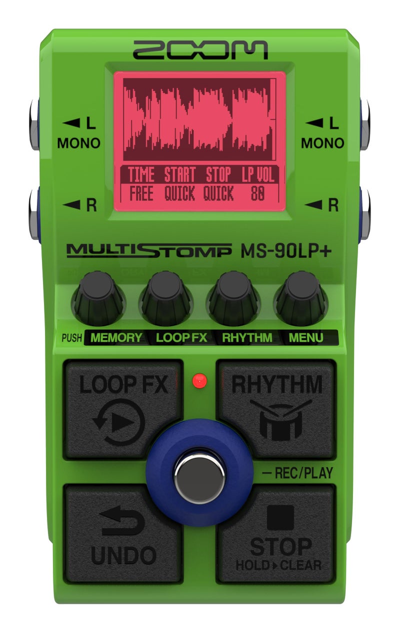 Zoom MS90LP MultiStomp Looper Pedal with 90Minute Loops 13Hour Recording HighFidelity 32Bit Float Audio Backlit LCD Rhythm Patterns and MIDI for Guitarists Bassists Keyboardists - Image 2